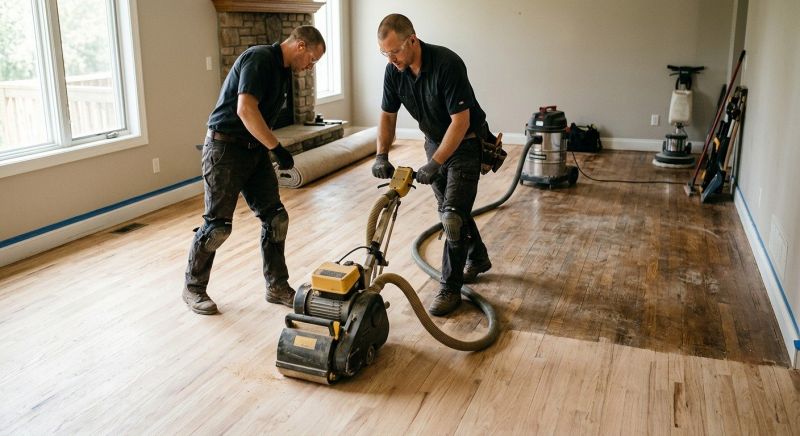 Birch Floor Refinishing in Kansas City, KS