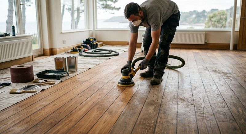 Cabin Floor Refinishing in Olathe, KS