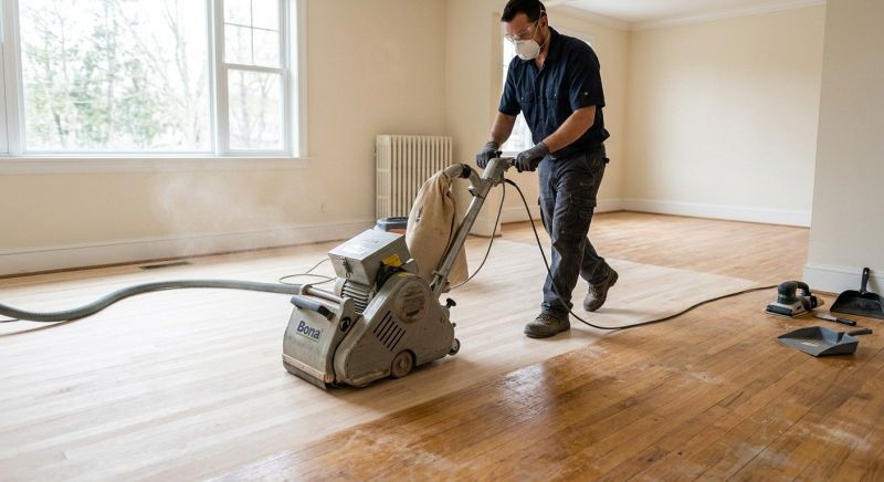 Cherry Floor Refinishing in Overland Park, KS