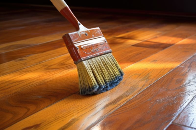 Walnut Floor Staining in Overland Park, KS